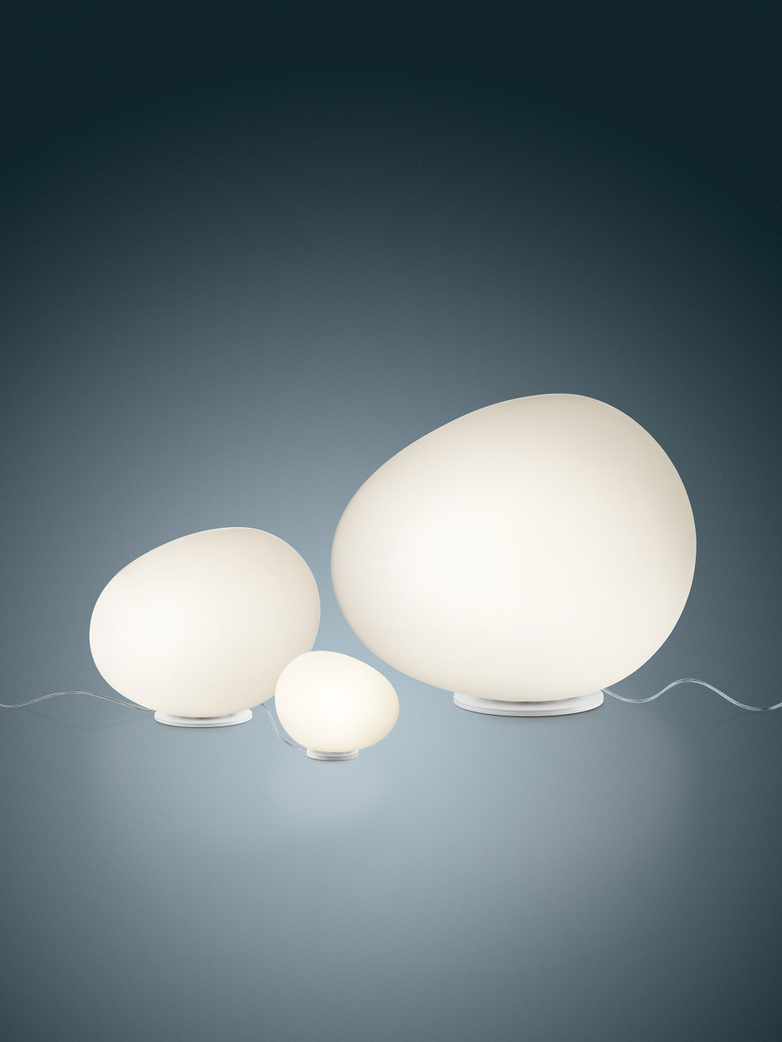 Gregg Grande Table Lamp with Dimmer - White