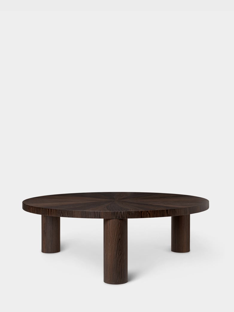 Post Coffee Table Large - Smoked Oak Star