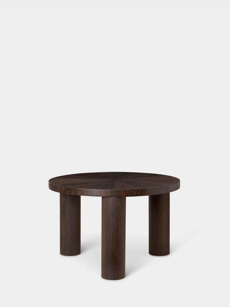 Post Coffee Table Small - Smoked Oak Star