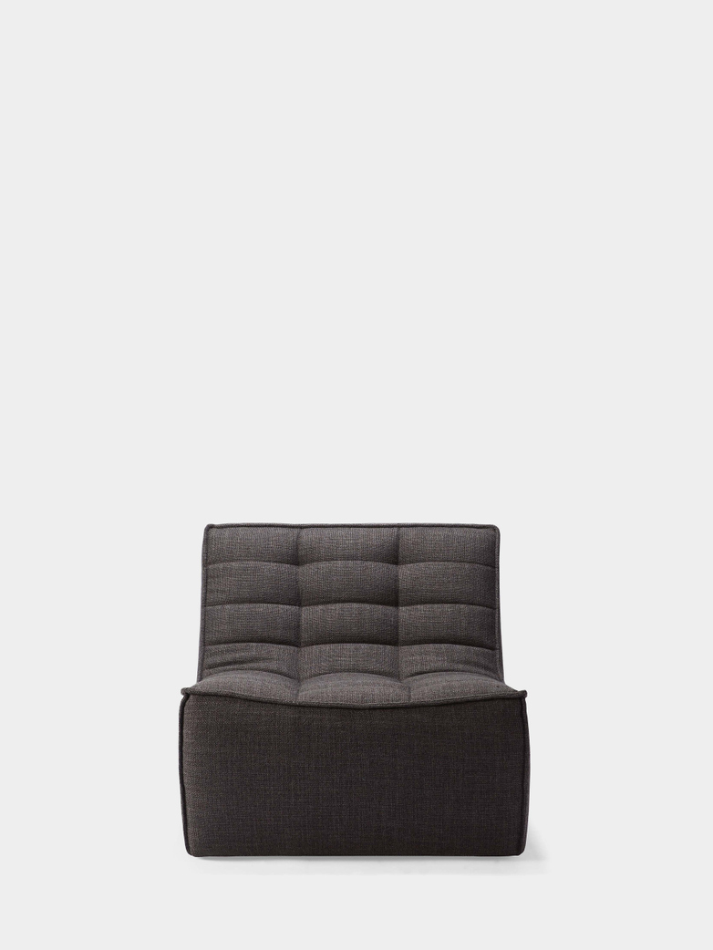 N701 Sofa - 1 Seater - Dark Grey