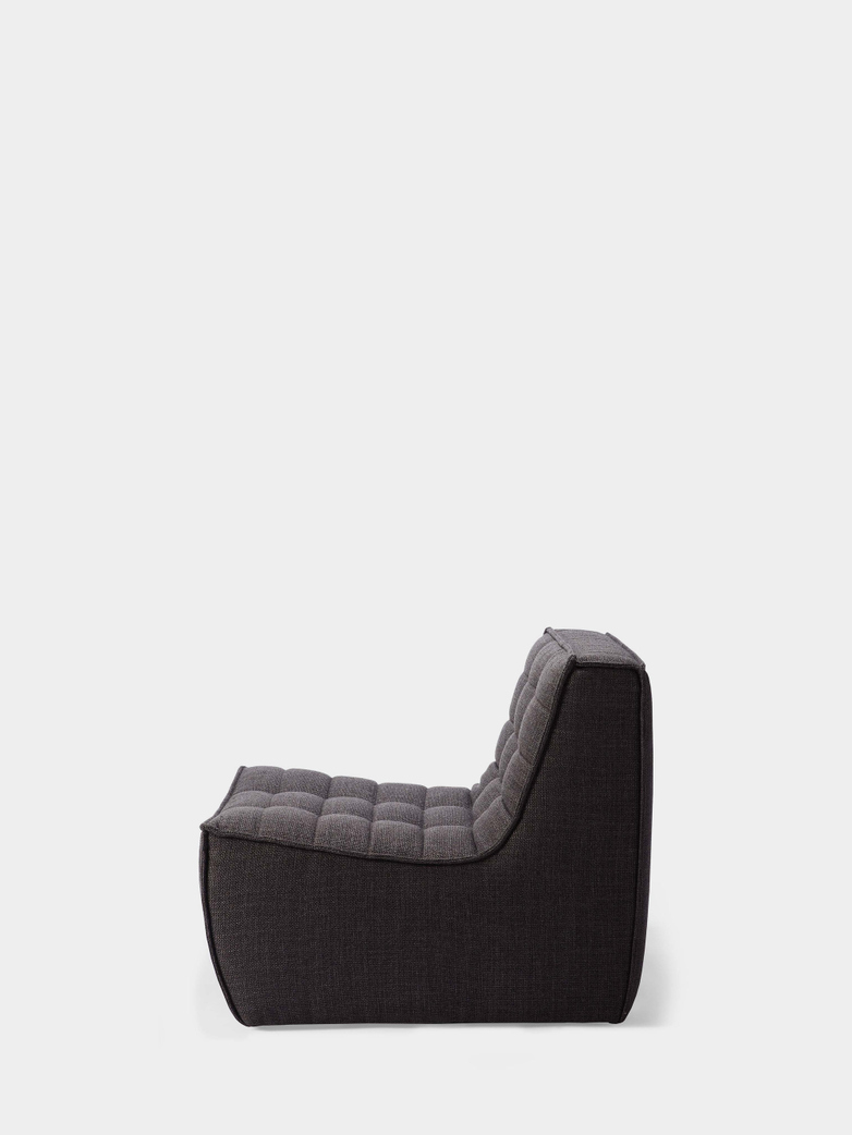 N701 Sofa - 1 Seater - Dark Grey
