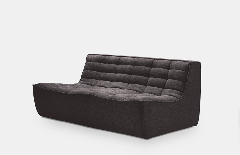 N701 Sofa - 2 Seater - Dark Grey