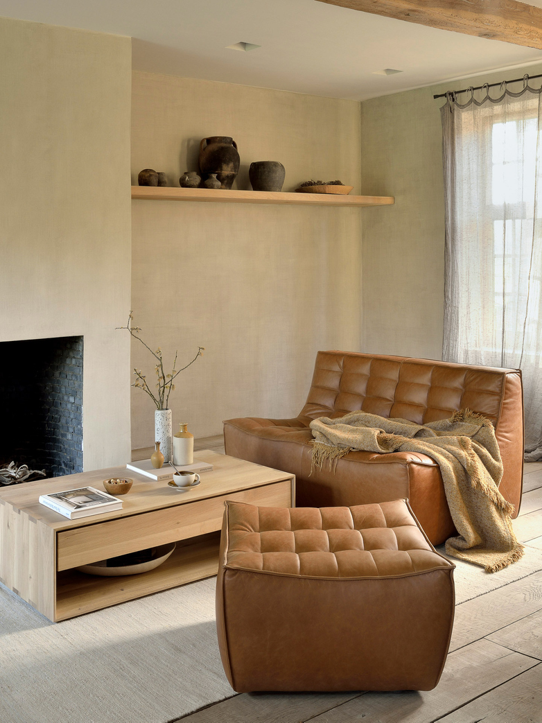N701 Sofa - 2 Seater - Old Saddle
