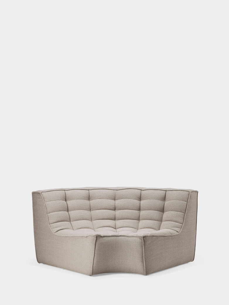 N701 Sofa - Round Corner - Beige