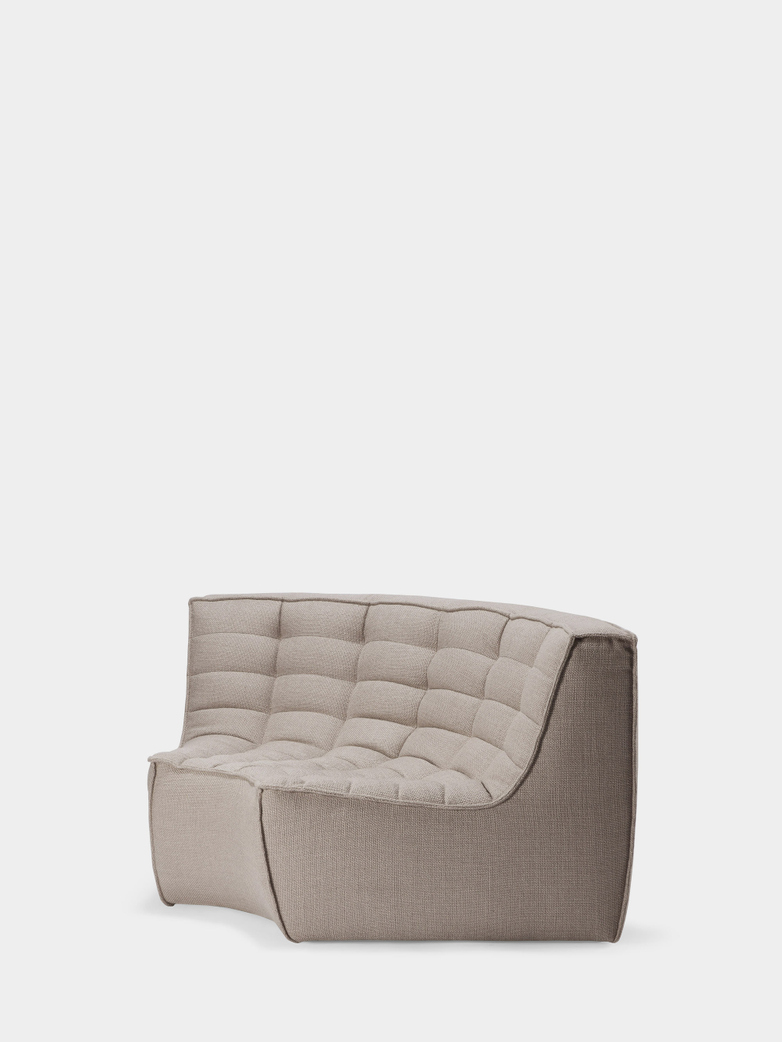 N701 Sofa - Round Corner - Beige