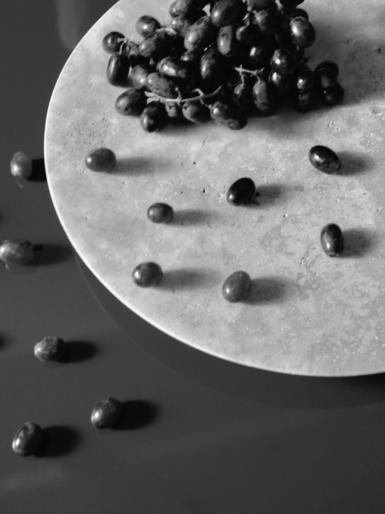 Collect Plate SC55 Travertine - Ø50 cm