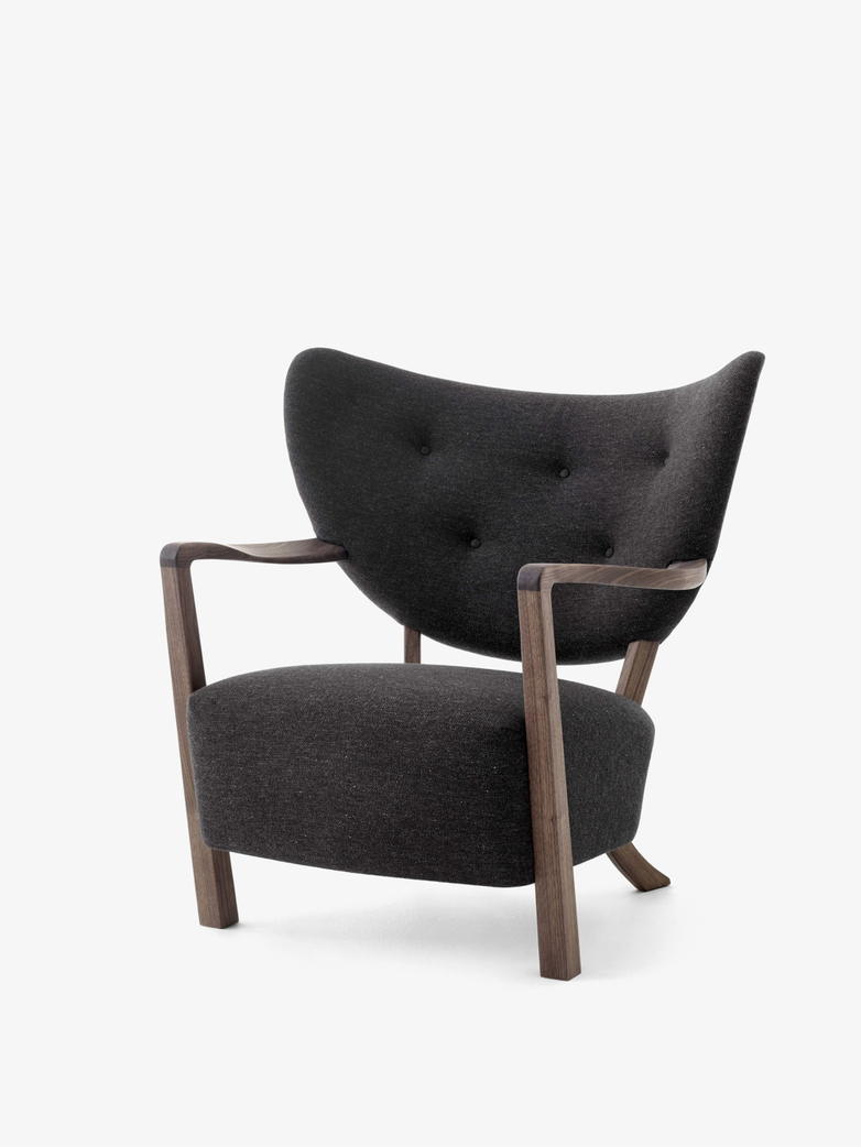 Wulff Lounge Chair - Hallingdal 376 - Walnut