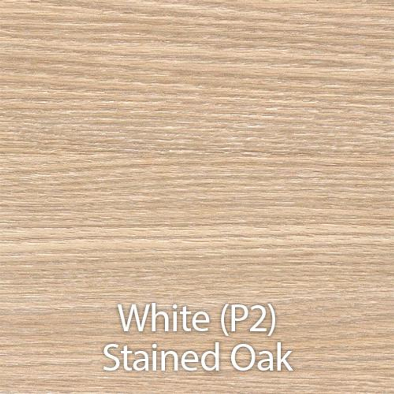 LUC Console 100 - Nordic Blue - White Stained Oak