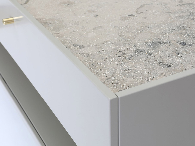 LUC Console 100 - Dark Sand - Jura Grey Limestone