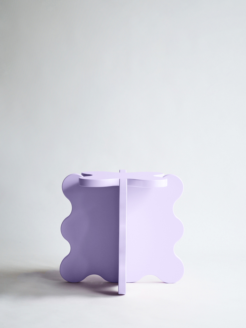 Curvy Table Mini - Lilac
