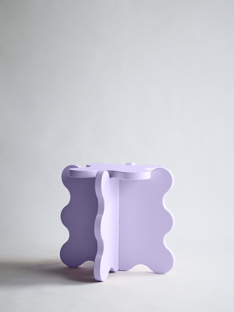 Curvy Table Mini - Lilac