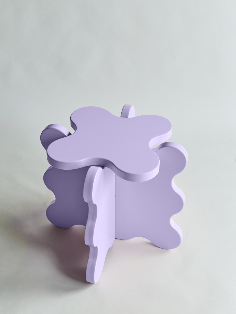 Curvy Table Mini - Lilac