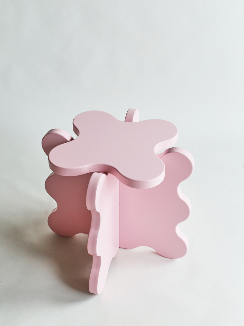 Curvy Table Mini - Pink