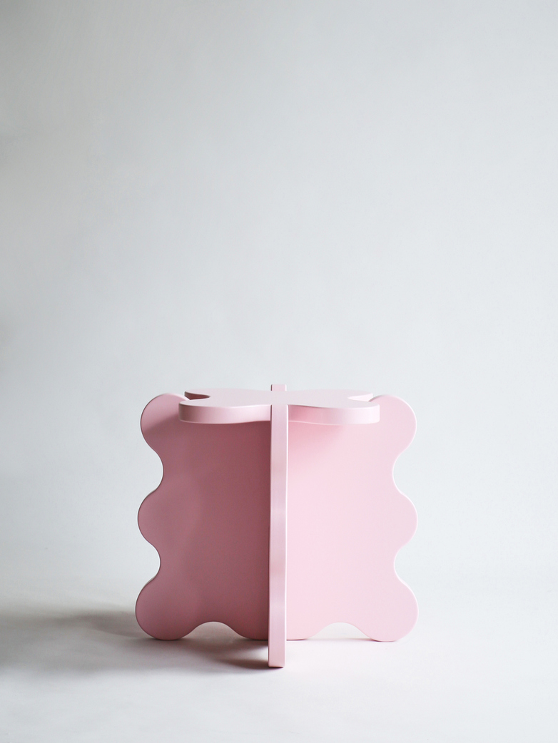Curvy Table Mini - Pink