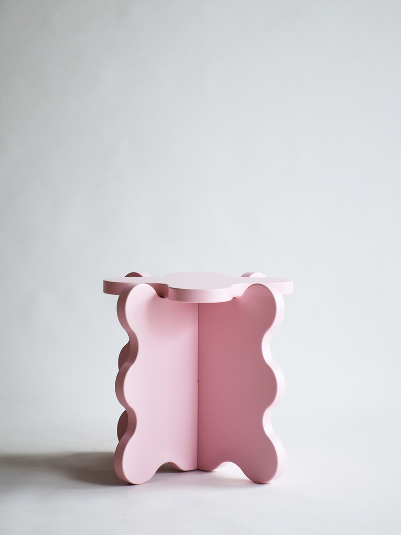 Curvy Table Mini - Pink