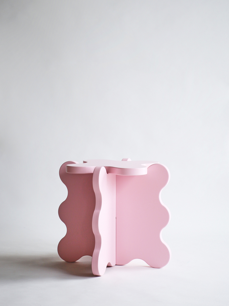 Curvy Table Mini - Pink