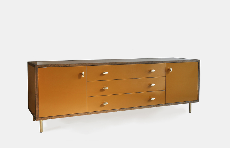 Black Oiled Oak - Ochre Gloss