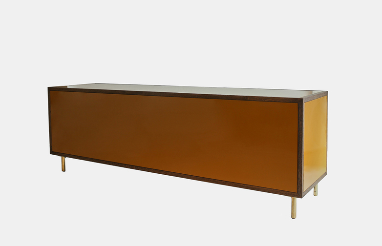Black Oiled Oak - Ochre Gloss
