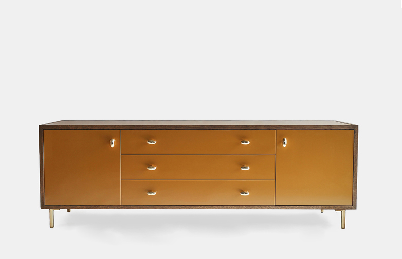 Black Oiled Oak - Ochre Gloss