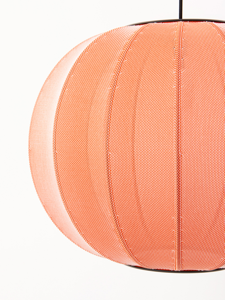 Knit-Wit Round Pendant 45 - Coral