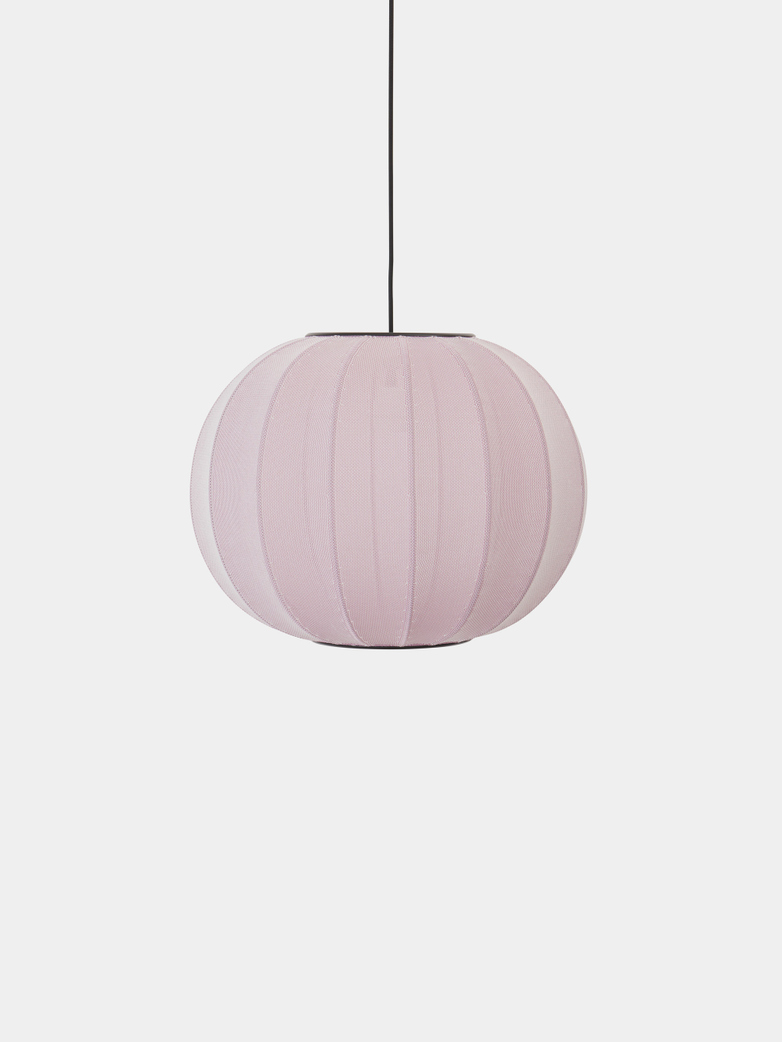 Knit-Wit Round Pendant 45 - Light Pink