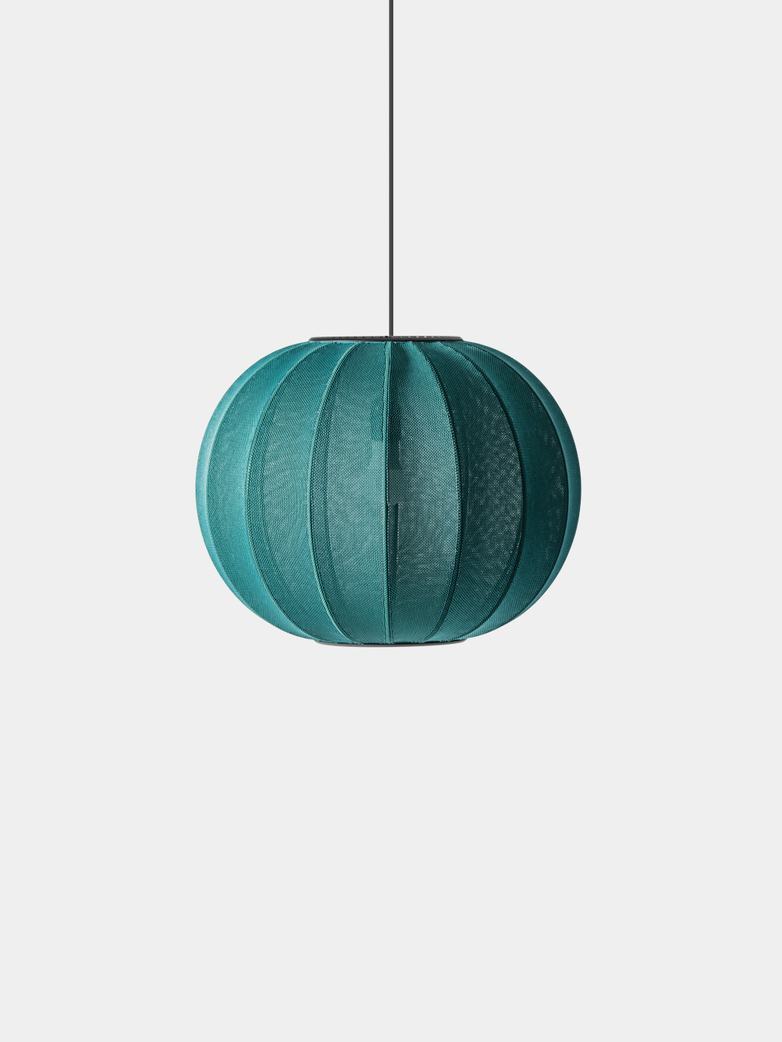 Knit-Wit Round Pendant 45 - Seagrass