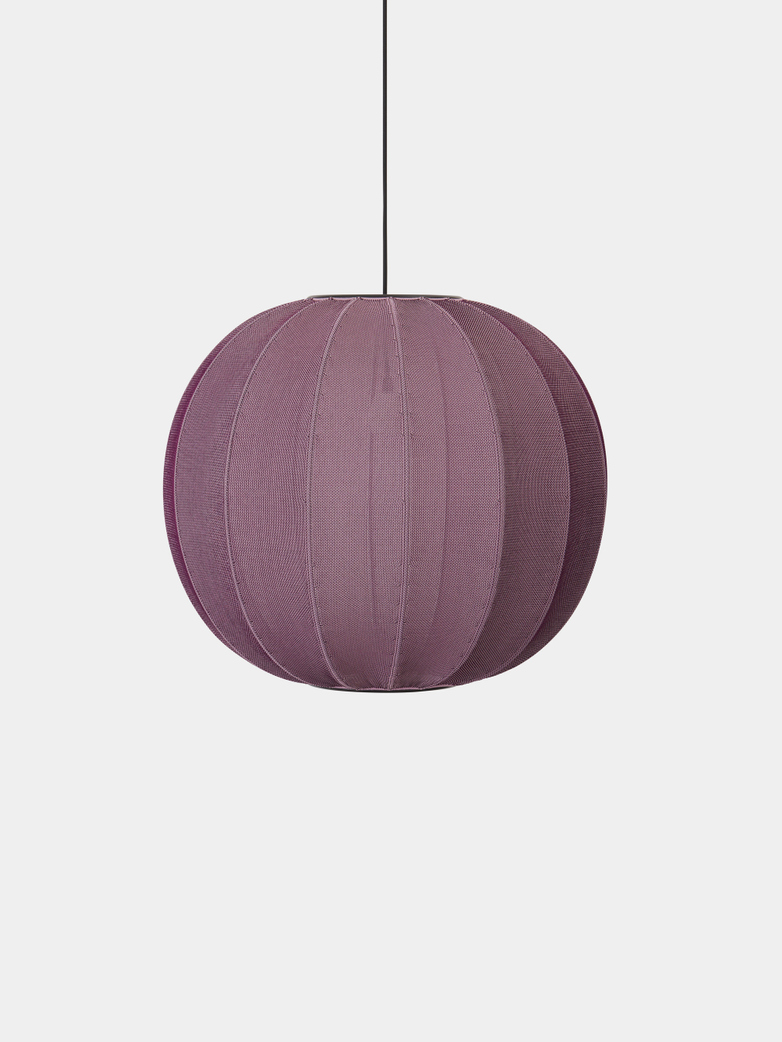 Knit-Wit Round Pendant 60 - Burgundy