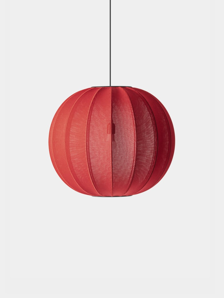 Knit-Wit Round Pendant 60 - Maple Red