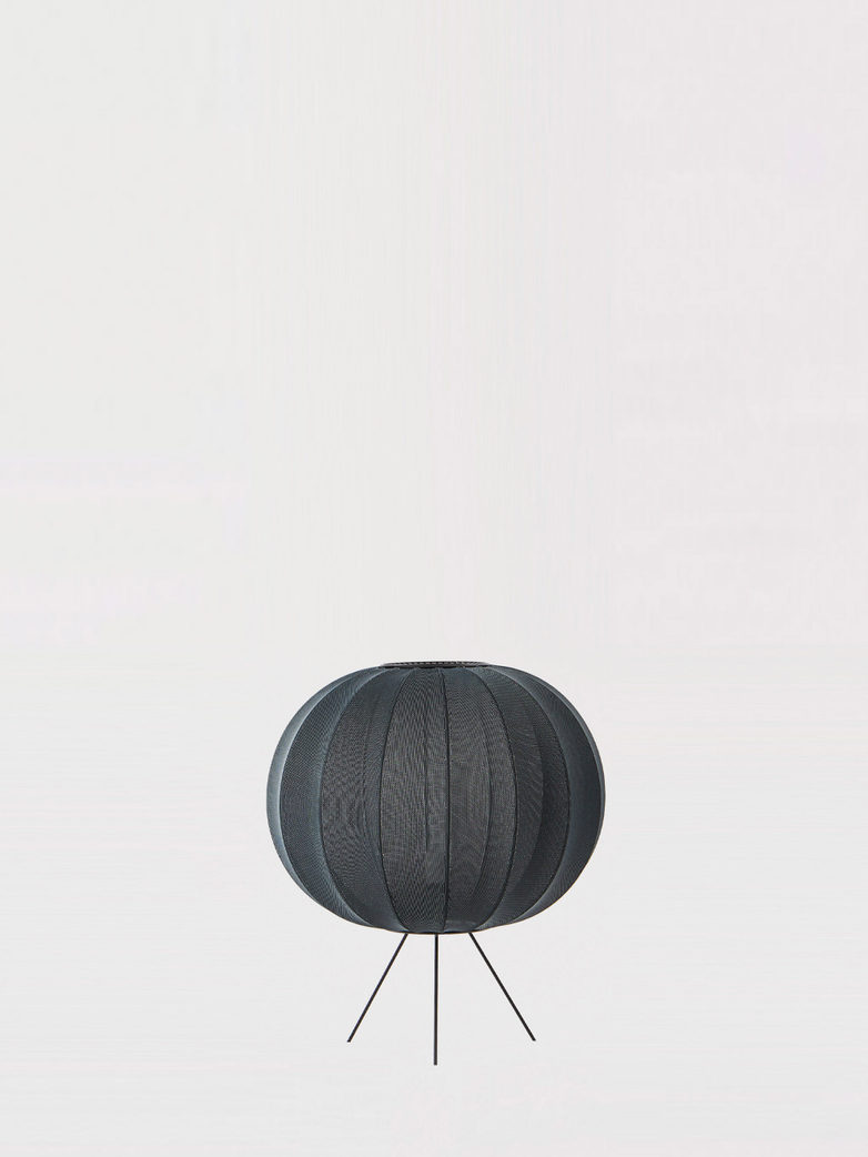 Knit-Wit Round Floor Lamp Low 45 - Black