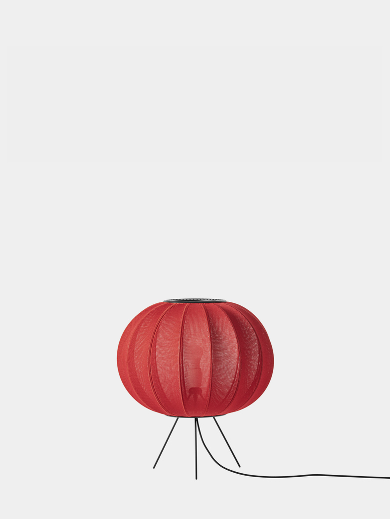 Knit-Wit Floor Lamp Low 45 cm - Maple Red