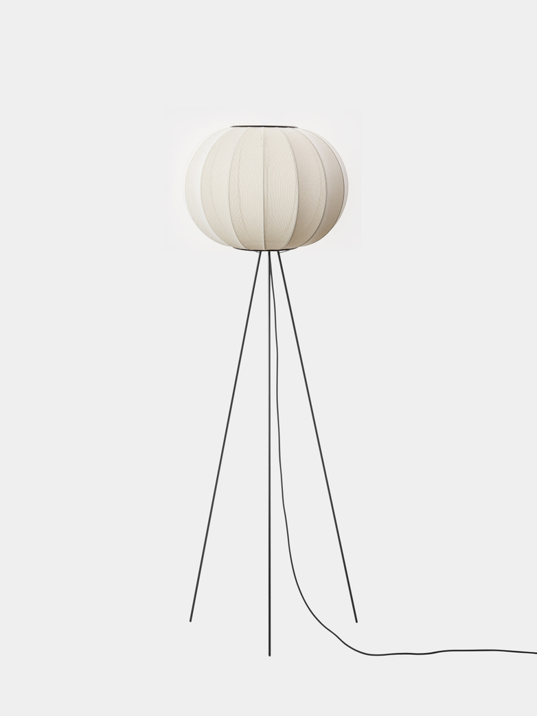 Knit-Wit Floor Lamp High 45 cm - Pearl White