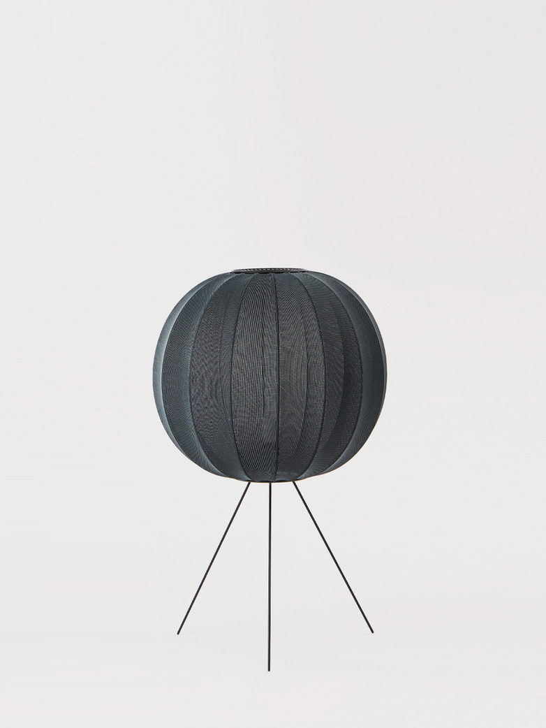 Knit-Wit Round Floor Lamp 60 - Black