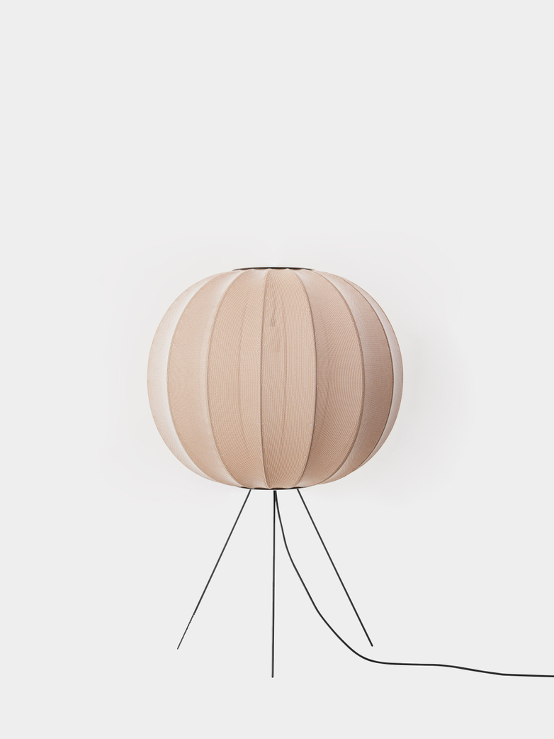 Knit-Wit Floor Lamp Medium 60 cm - Sand Stone