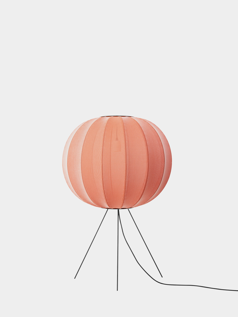 Knit-Wit Floor Lamp Medium 60 cm - Coral