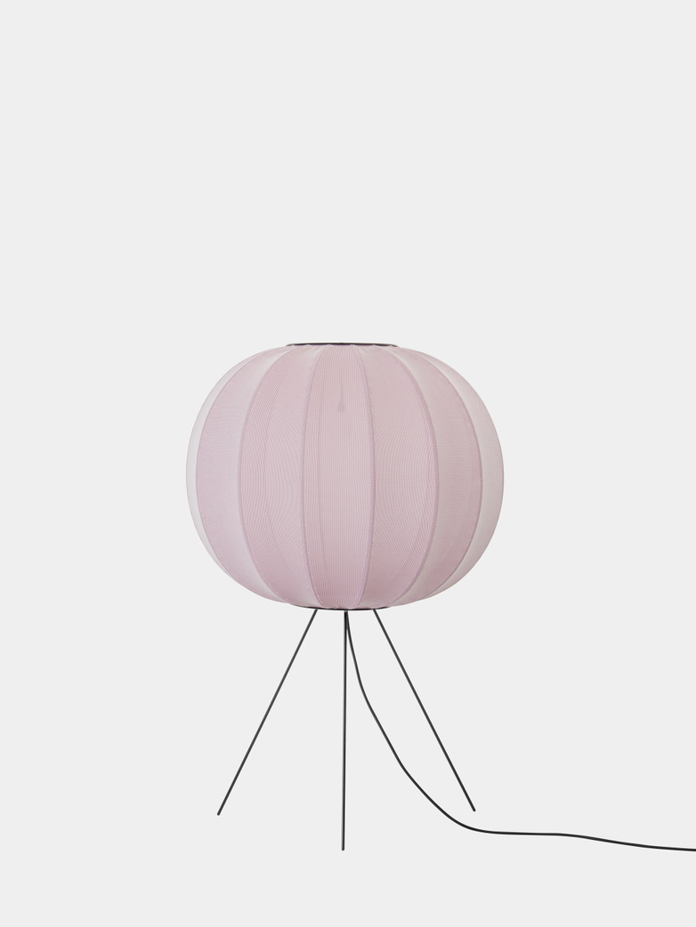 Knit-Wit Round Floor Lamp 60 - Light Pink
