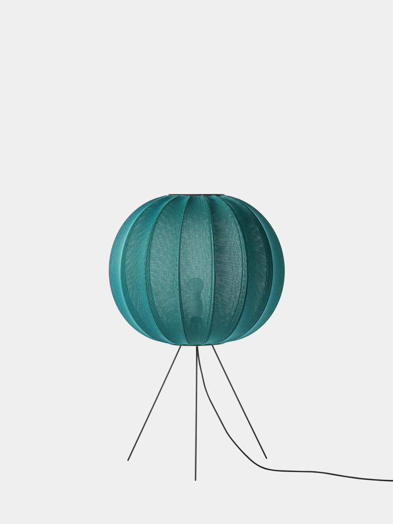 Knit-Wit Round Floor Lamp 60 - Seagrass