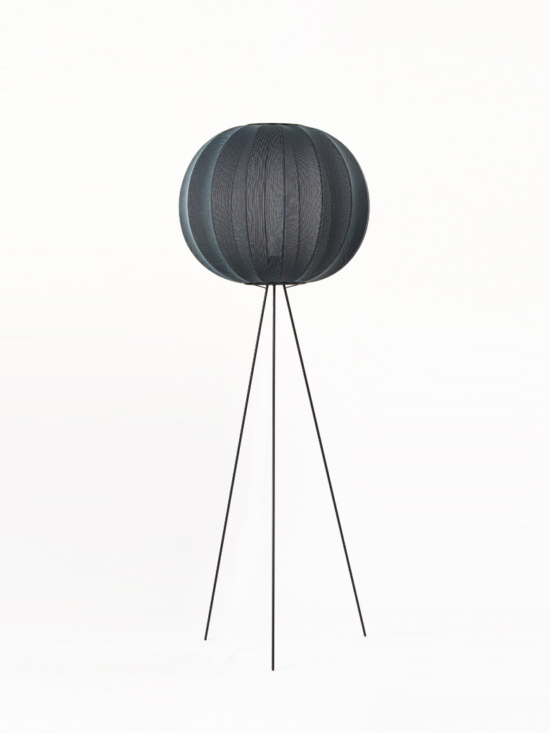 Knit-Wit Round Floor Lamp High 60 - Black