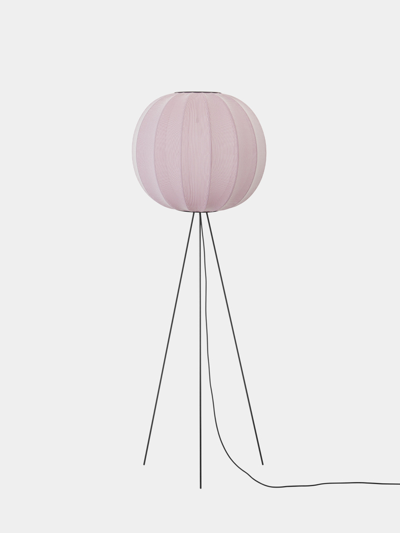 Knit-Wit Round Floor Lamp High 60 - Light Pink
