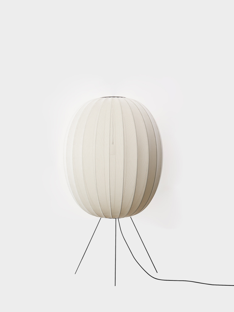 Knit-Wit Floor Lamp High 65 - Pearl White