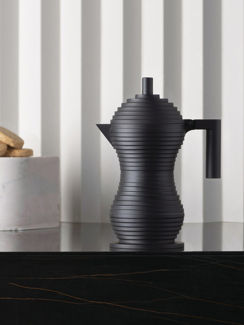 Espresso Coffee Maker Pulcina 6 Cups – Black