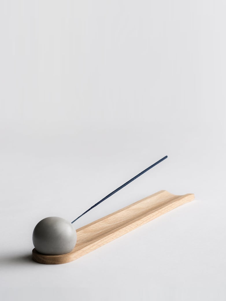Elysian Incense Burner - White Oak