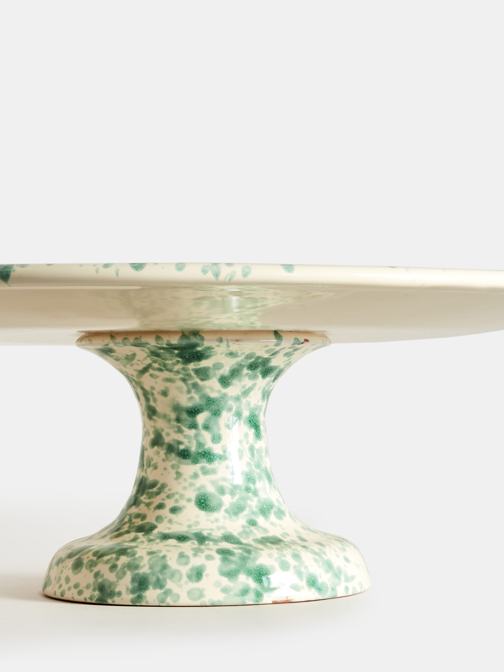 39535 78ebbf19ec Spruzzi Vivente Cake Stand Green On Creme 2 Portrait