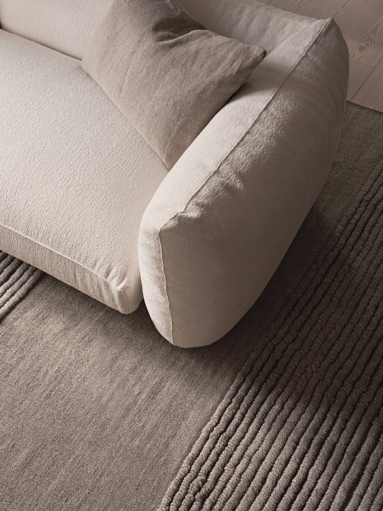 LA Striped - Wool Sand - 250 x 350 cm