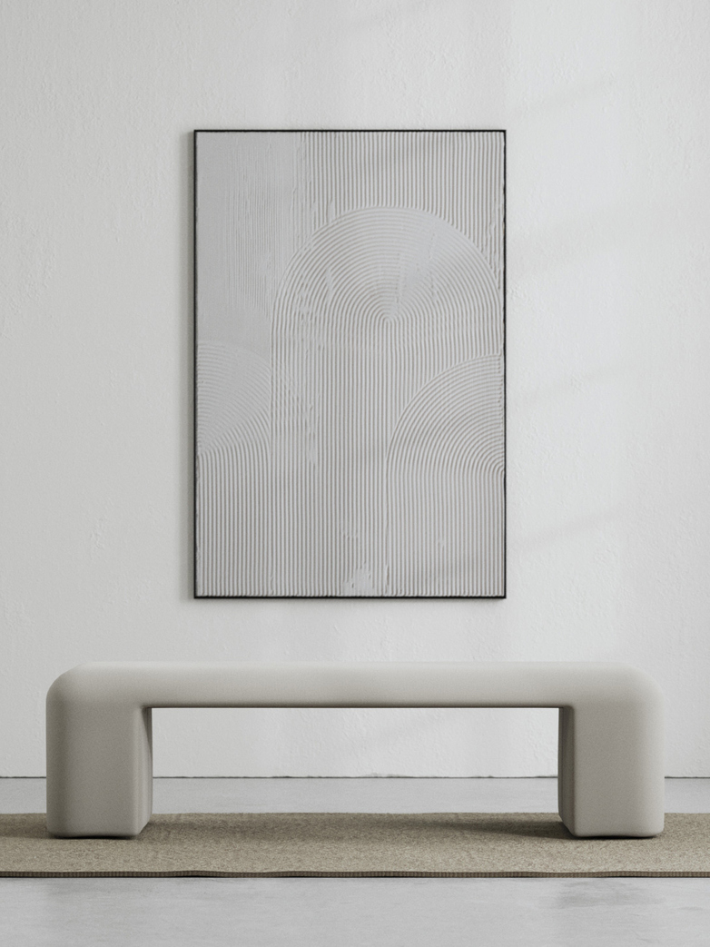 LA Bench - Cold Clay - 160 cm