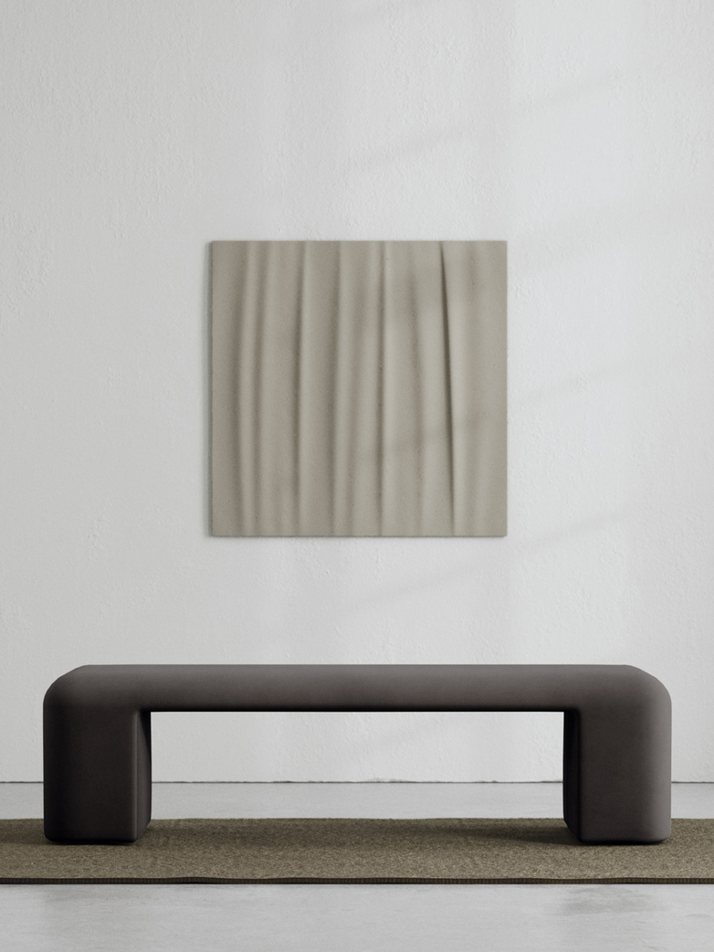 LA Bench - Velvet Deep Mocha - 160 cm