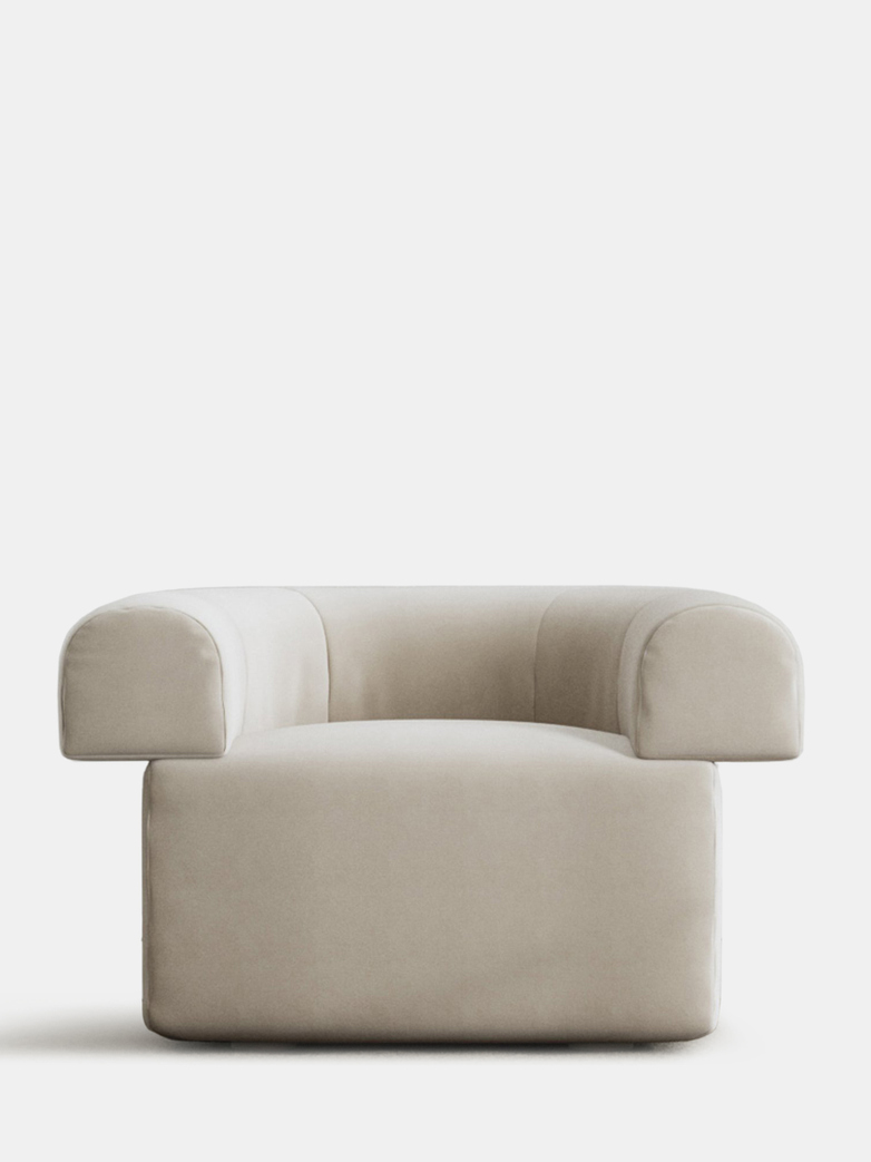 LA Armchair - Velvet True Greige