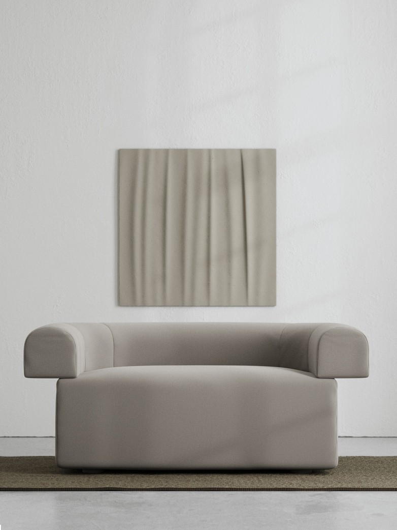 LA Loveseat - Cold Brown