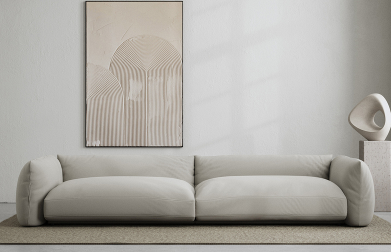 LA Sofa - Linen - 290 cm