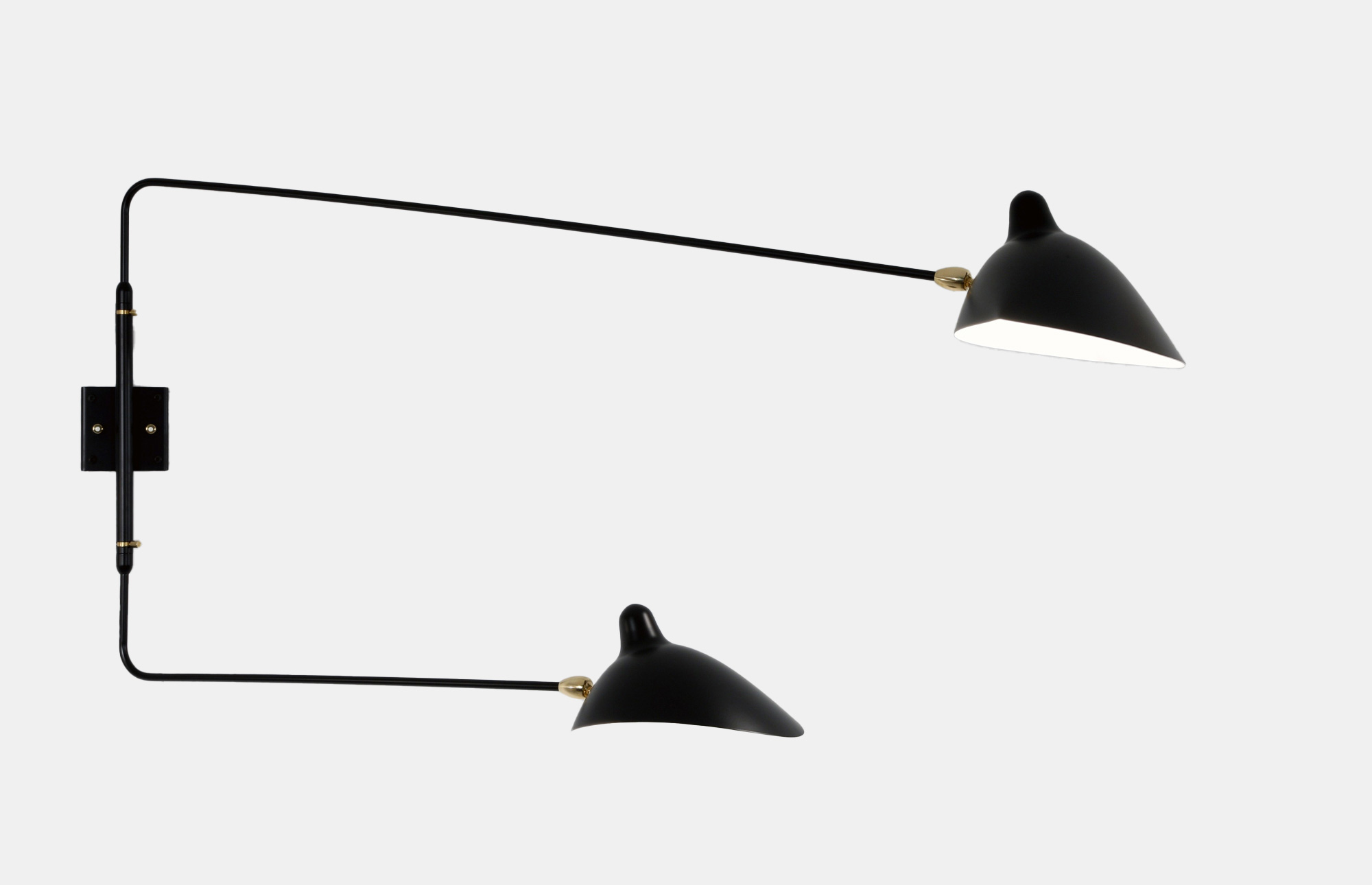 3990 Bf836f029a Wall Lamp With Two Rotating Straight Arms Portrait