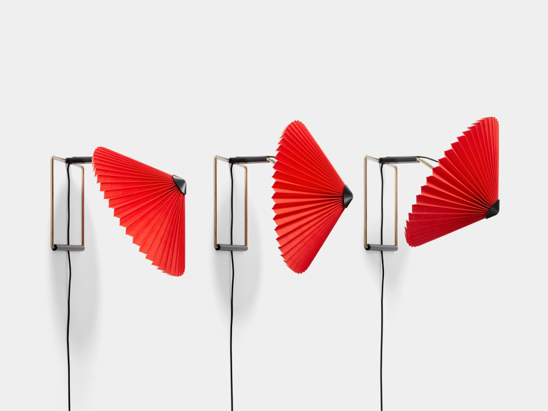 Matin Wall Lamp 30 cm - Bright Red